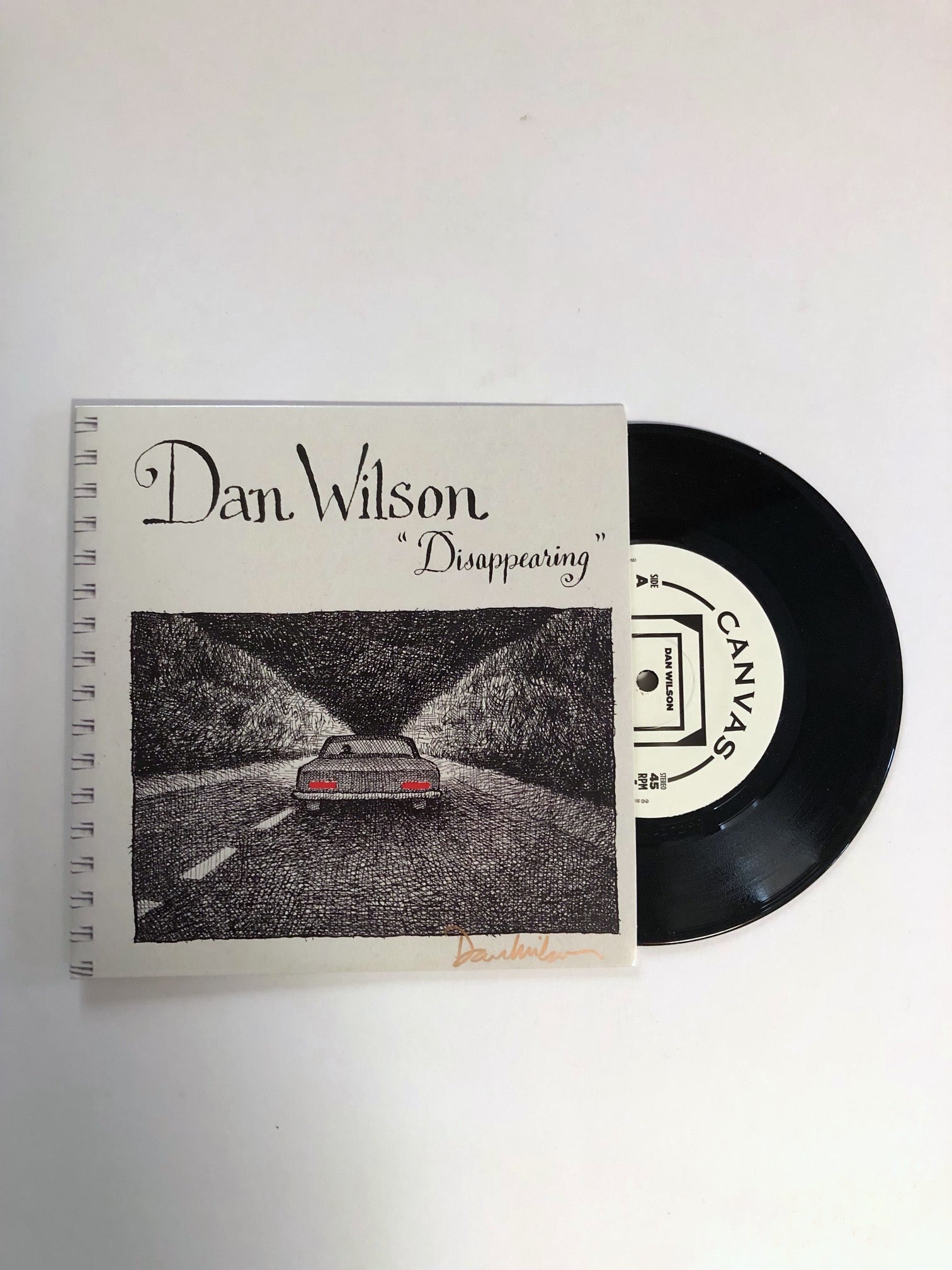 *NEW* Dan Wilson - Disappearing 7-Inch Vinyl (Autographed)