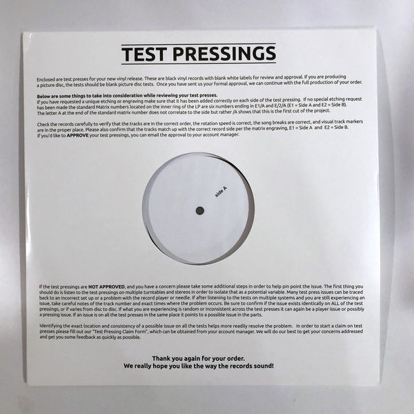 Little Bit of Sun Vinyl (TEST PRESSING)