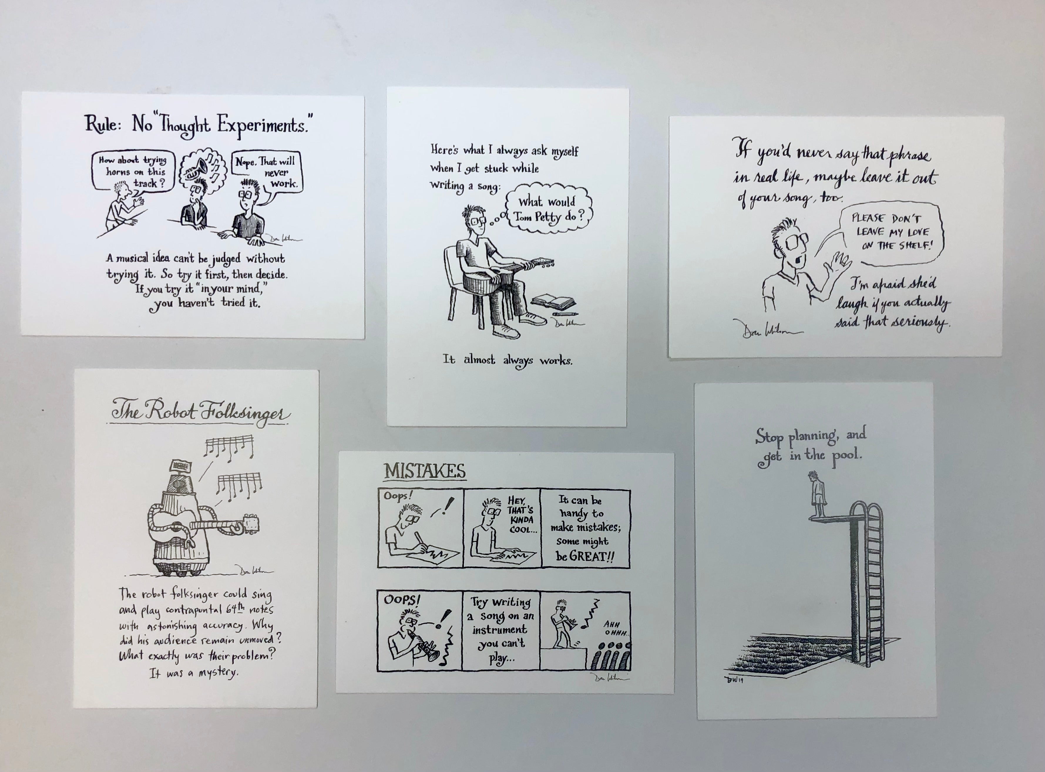 Dan Wilson - Postcards - Set of 6