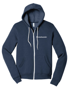 Navy Classic Logo Hoodie - Unisex/Men's