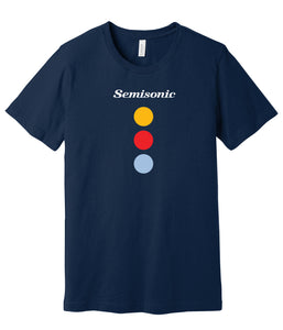 Semisonic Navy Classic Logo Tee - Unisex/Men's