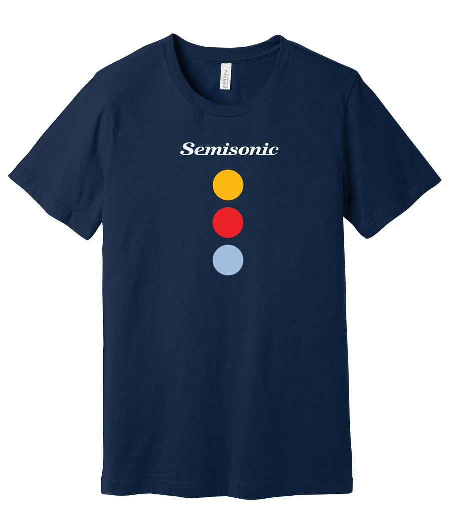 Semisonic Navy Classic Logo Tee Unisex/Men's Dan Wilson Merchandise