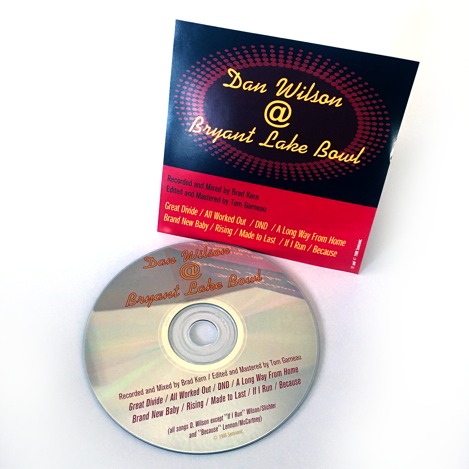 Dan Wilson - Live at the Bryant Lake Bowl - CD